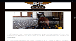 Desktop Screenshot of dhcmechanical.com